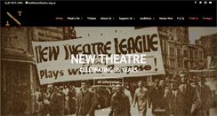 Desktop Screenshot of newtheatre.org.au