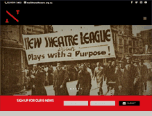 Tablet Screenshot of newtheatre.org.au